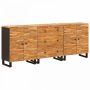 Kabalas 3 pcs Ruda 60 x 33 x 75 cm Kietas mango medis