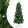 Kalėdų eglutė su 300 LED s stovu Žalia 240 cm PE
