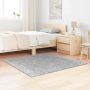 Neslystantis plaukuotas kilimas Pilka 120 x 120 cm PP