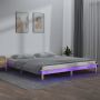 Lovos rėmas su LED, 140x200cm, medienos masyvas