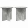 Augalų stovas 2 pcs Betono pilka 40 x 40 x 40 cm