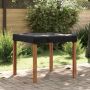 Stalo uždengimas Paprastas Juoda 102 x 102 x 15 cm audinys