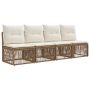 Sofa su keturiomis vietomis 4 pcs 4-Vietų skaičius Smėlio