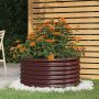 Sodo lovelis, rudas, 80x80x36cm, cinkuotas plienas