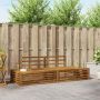 Lauko sofos komplektas 2 Vienetas Natūrali 203,5 x 83 x 73 cm