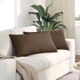 Sofa Pagalvės 2 pcs Ruda 80 x 40 cm audinys