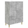 Kabalas Betono pilka 66 x 34,5 x 95 cm Apdirbta mediena