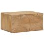 Rankų darbo naktinė spintelė Teak medžio rudas 40 x 30 x 20 cm