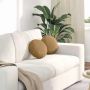Sėdynių pagalvėlės 2 pcs Ruda Ø 40 x 13 cm Aksomas