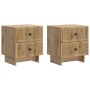 Šalia lovos spintelė 2 pcs Artisano ąžuolo 43 x 34,5 x 47,5 cm