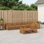 Lauko sofos komplektas 8 pcs Natūrali