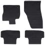 Automobilių kilimėlis 4 pcs Juoda VW T-ROC TPE