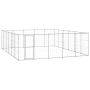 Lauko voljeras šunims, galvanizuotas plienas, 36,3m²