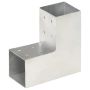 Stulpo sujungimas, 81x81mm, galvanizuotas metalas, L formos