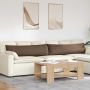 Sofa Pagalvės 2 pcs Ruda 145 x 40 cm audinys