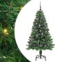 Dirbtinė Kalėdų eglutė Žalia 150 cm PVC ir Plienas ir Plastikas