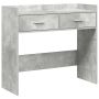 Konsolinis stalas Betono pilka 90 x 35 x 80 cm Apdirbta mediena
