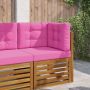 Lauko sofa pagalvėlė 3 pcs Rožinė Poliesteris