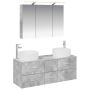 Vonios baldų rinkinys 4 pcs Betono pilka