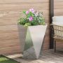 Lovelis Sidabro 50 x 50 x 75 cm Cinkuota plienas