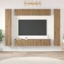 TV spintelių komplektas 10 pcs Amatininkų ąžuolas