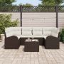 Sodo Sofų Rinkinys Ruda 55 x 55 x 37 cm poliratanas