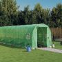 Šiltnamis su plieno rėmu, žalios spalvos, 6x2x2m, 12m²