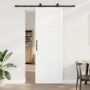 Slankios durys Balta ir juoda 83 x 232 cm