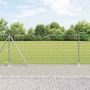 Tvora su stulpais Sidabro 0,8 x 25 m Plienas