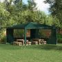 Šventinės palapinės šoninė siena 2 pcs 400 x 195 cm Žalia