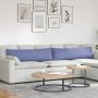 Sofa Pagalvės 2 pcs Džinsinės mėlynos 145 x 40 cm audinys