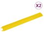 Kabelių apsaugos, 2vnt., geltonos spalvos, 98,5cm