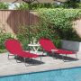Sulankstomas gultas 2 pcs Raudona 188 x 57 x 86,5 cm