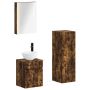 Vonios baldų rinkinys 4 pcs Dūminio ąžuolo