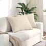 Sofa Pagalvės 2 pcs Smėlio 70 x 50 cm audinys