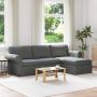 Sofa Tamsiai pilka 215 x 138 x 80 cm audinys