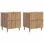 Šalia lovos spintelė 2 pcs Artisano ąžuolo 43 x 34,5 x 49,5 cm