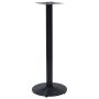 Bistro stalo kojelė Juoda Ø43x107 cm Ketaus