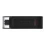Kingston | USB Flash Drive | DataTraveler 70 | 128 GB | USB Type-C | Black