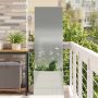 Sodo privatumo ekranas „Fretwork“ Sidabro 50 x 32 x 150 cm