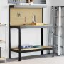 Darbo suolai Juoda 114 x 54 x 145 cm Apdirbta mediena