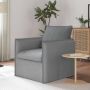 Sofa Šviesiai pilka 195 x 82 x 85 cm audinys