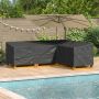 Baldų uždangalas Juodas 250 x 180 x 80 cm 210D Oksfordo audinys