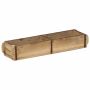 Padėklas su saugykla Ruda 57 x 15 x 9 cm Kietas atkurtas medis