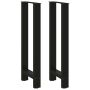 Baro stalo kojos, juodos, 2 vnt., 40x(100-101) cm, plienas