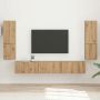 TV spintelių komplektas 4 pcs Amatininkų ąžuolas