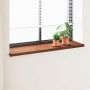 Langų palangė Ruda mediena 120 x 40 x 4,5 cm PVC