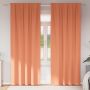 Užuolaidos su žiedais, blokuojančios šviesą 2 pcs Terakotos
