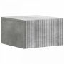 Sieninis naktinis staliukas Betono pilka 33 x 34,5 x 20 cm