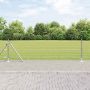 Tvora su stulpais Sidabro 0,4 x 50 m Plienas